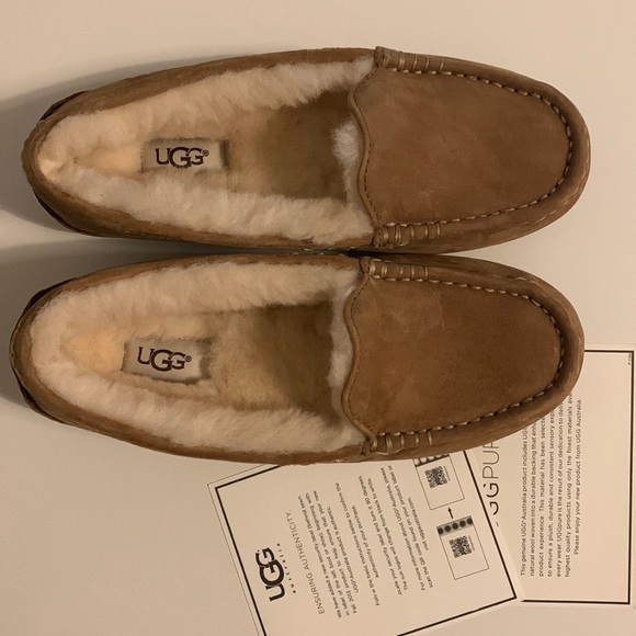 UGG Ainsley Chestnut Slip On Flat Size 6 - Picture 2 of 7